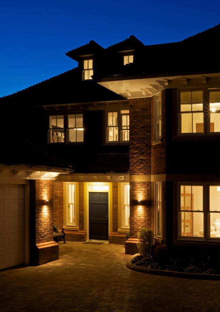 outdoor LED soffit lighting installation in plano tx 7