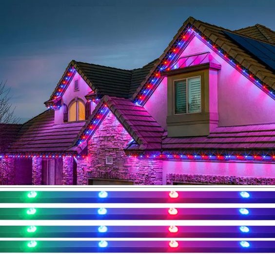 permanent christmas lights installer Plano