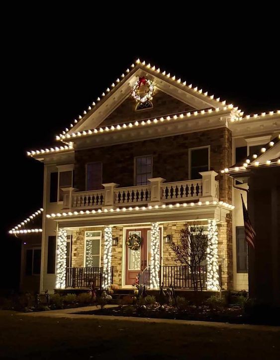 the best Permanent Christmas lights Plano